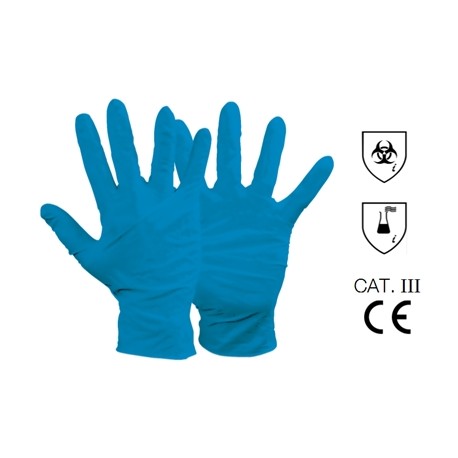 100 GUANTI NITR.CAT. III Tg.9