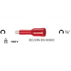 BUS.CON INSERTO ATT.3/8" ES.6 mm
