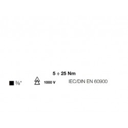 CH. DINAMOM. 5-25 Nm ATT.3/8"