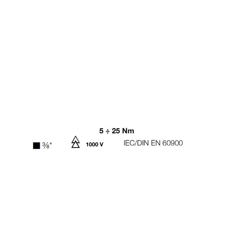 CH. DINAMOM. 5-25 Nm ATT.3/8"