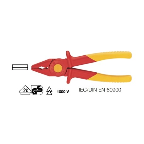 PINZA PRENS.UNIV.VDE L.180 MM.