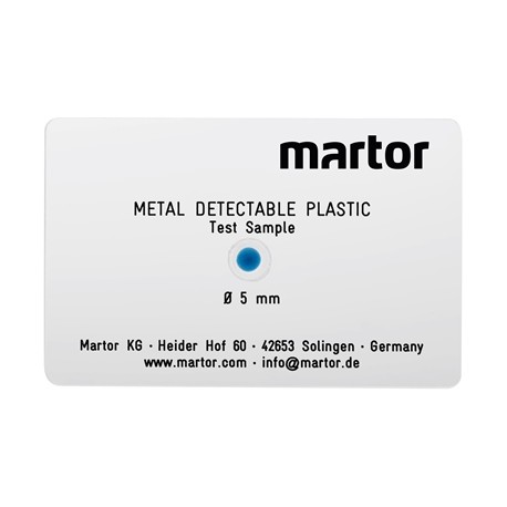 TEST-CARD IN CARTA X MET.DET.