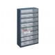 SCAFFALATURA CON 24 CASSETTI