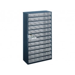 SCAFFALATURA CON 60 CASSETTI