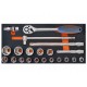 ASS.DRIVER SYSTEM 22 UT.ATT.½"
