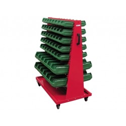 CARRELLI CON 104 CONTENITORI