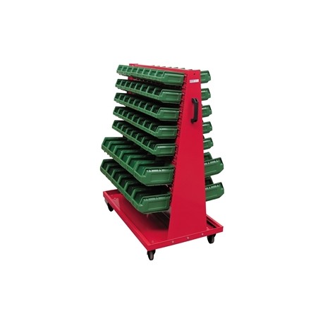 CARRELLI CON 104 CONTENITORI
