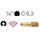 INSERTI DIAMANTATI C 6,3 A 1577/13 PH2