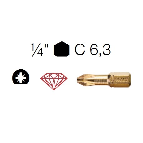 INSERTI DIAMANTATI C 6,3 A 1577/23 PZ2