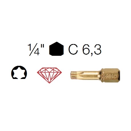 INSERTI DIAMANTATI C 6,3 A 1577/32 T20