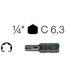 INSERTI TORX PLUS IP8 - 1/4'' C 6,3