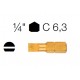 INSERTI TIN 5PER0,8 MM - 1/4'' C 6,3