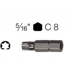 INSERTI ATTACCO 5/16" C 8 - TORX 55