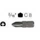INSERTI ATTACCO 5/16" C 8 - PH 3