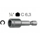 INSERTI E 6,3 A 1583/27 ESAGONALI MM 12