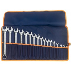 SET 17 COMBINATION WRENCHES 6-22 mm + BAG