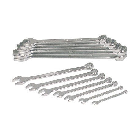 SET COMBINATION WRENCHES 13 1/4'' - 1"+ BOX