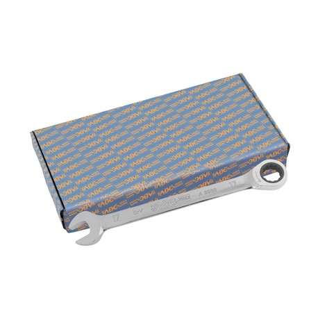 SET 5 RATCHET WRENCHES 8-19 mm + BOX