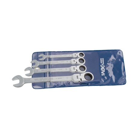 SET 4 RATCHET WRENCHES 8-17 mm + BAG