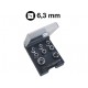 ASSORTIMENTO CON 9 UTENSILI ATTACCO 1/4''