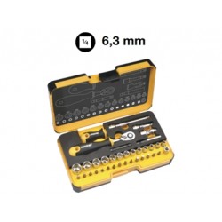 ASSORTIMENTO 36 UTENSILI ATTACCO 1/4''