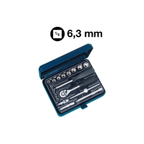 ASSORTIMENTO A 3111/5 CON 18 UTENSILI 1/4''