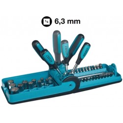 ASSORTIMENTO SMART CASE 38 UTENSILI  ATTACCO 1/4''-1/4''