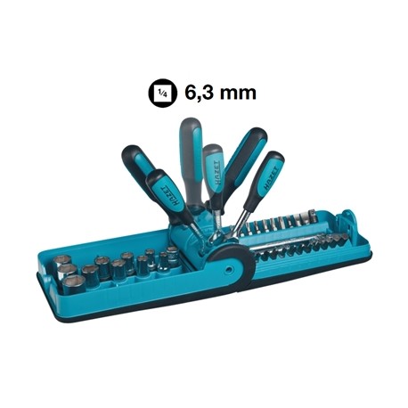 ASSORTIMENTO SMART CASE 38 UTENSILI  ATTACCO 1/4''-1/4''