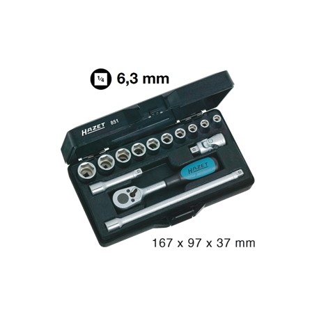 ASSORTIMENTO A 3121/2 CON 14 UTENSILI 1/4''-1/4''