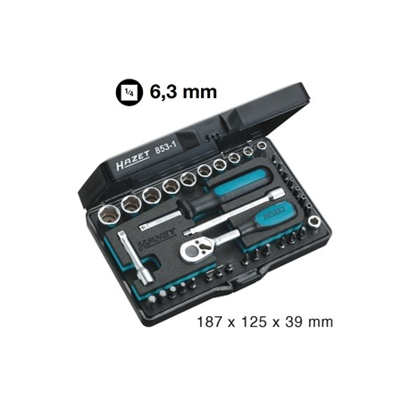 ASSORTIMENTO A 3121/36 CON 36 UTENSILI 1/4''-1/4''