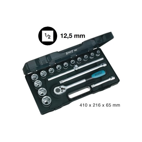 ASSORTIMENTO A 3142/4 CON 17 UTENSILI 1/2''