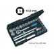 ASSORTIMENTO A 3142/5 CON 25 UTENSILI 1/2''
