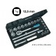 ASSORTIMENTO A 3147/1 CON 23 UTENSILI 1/2''
