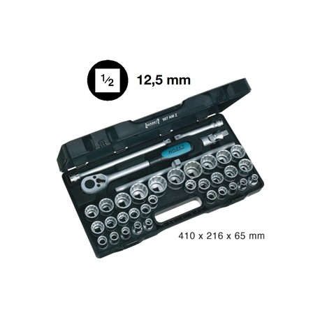 ASSORTIMENTO A 3148/2 CON 36 UTENSILI 1/2''