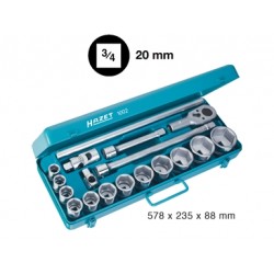 ASSORTIMENTO A 3211/1 CON 18 UTENSILI 3/4"