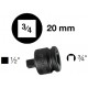RACCORDO RIDUTTORE A 3226/43 GR.2