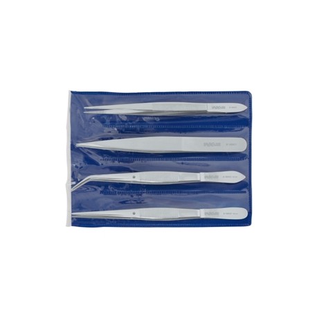 ASSORTIMENTO 4 PINZETTE PER ELETTRONICA
