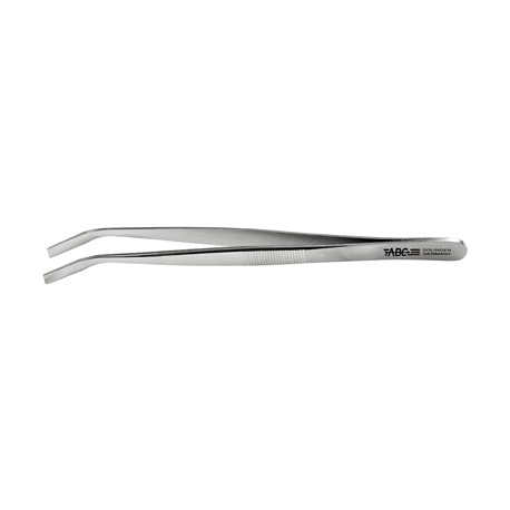 PINZETTE B 1607/44 PUNTE LARGHE PIEGATE