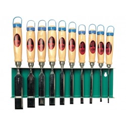 10 CHISELS 6056/4 B + SUPP.