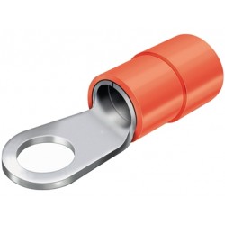 100 TERMINALS PREINSULATED EYE M 5 - 0,51 mm