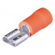100 TERMINALS PLUG 6.3 mm-0.5  1mm
