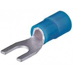 100 TERMINALS INSULATED FORK M 3  1,5-2,5 mm