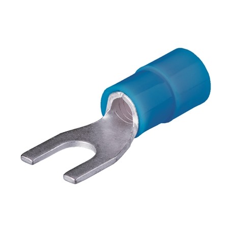 100 TERMINALS INSULATED FORK M 4  1,5-2,5 mm