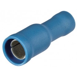 100 TERMINALS PREINSULATED CYLINDRICAL FEMALE  5 - 1.5  2.5 mm