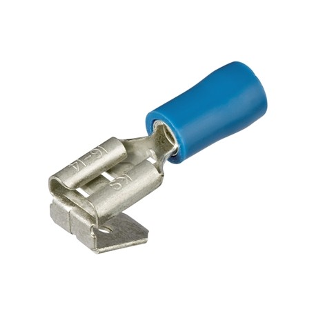 100 TERMINALS PREINSULATED MIXED 6.3mm-1.5 - 2.5 mm