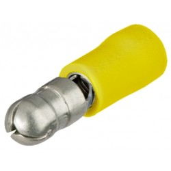 100 CAPICORDA PREISOLATI CILINDRICO MASCHIO  5-4,0-6,0mm