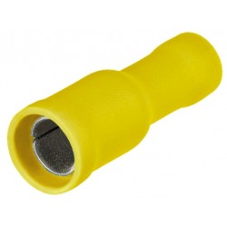 100 CAPICORDA PREISOLATI CILINDRICO FEMMINA  5-4,0-6,0mm