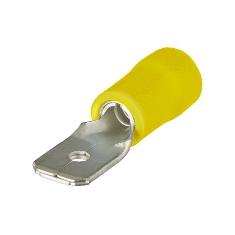 100 TERMINALS PREINSULATED FLAT 6,3 mm-4,0 - 6,0 mm