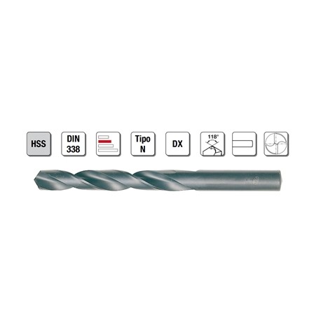 PUNTE DIN 338 F 6502 MM 4,9