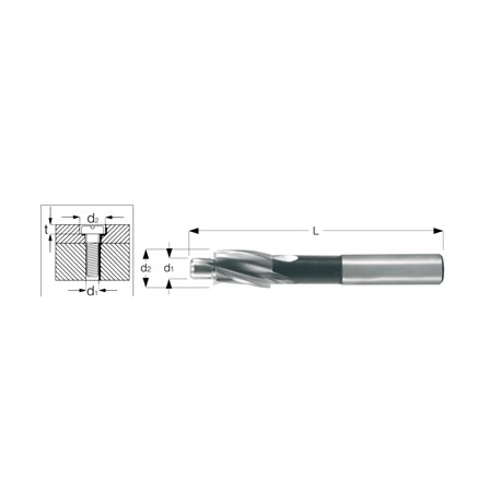 COUNTERSINK F 7593 / 3X4